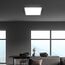 BRILONER - LED Deckenlampe mit indirektem Licht, 3 cm flach, Licht neutralweiß, Lampe, Deckenleuchte, Wohnzimmerlampe, LED Panel, Küchenlampe, Deckenbeleuchtung, Schlafzimmerlampe, 42x42x3 cm, Weiß