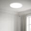 BRILONER - LED Deckenlampe mit indirektem Licht, flach, neutralweiße Lichtfarbe, Lampe, Deckenleuchte, Wohnzimmerlampe, LED Panel, Küchenlampe, Deckenbeleuchtung, Flur, 48x3 cm, Weiß