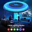 slochi LED Deckenleuchte Dimmbar mit Fernbedienung, 40CM RGB Farbwechsel Deckenlampe Led, 3000K-6500K Badezimmer Lampe für Bad Kinderzimmer Schlafzimmer Wohnzimme-Rund Schwarz