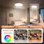 JONMONSM Led Deckenleuchte Flach 25W, IP54 Wasserfest, Ø30cm 2000LM 6500k, Rund Lamp Deckenlampen für Badezimmer, Schlafzimmer, Küche, Flur, Weiß