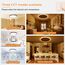 slochi LED Deckenleuchte, 48CM 36W 3600LM Deckenlampe Flach Dimmbar mit Fernbedienung, 1800K Nachtlicht Warm, 3000K-6500K Schlafzimmer Lampe für Schlafzimme Wohnzimmer Kinderzimmer Rund, Schwarz
