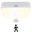 Toowell 10000mAh Akku Lampe mit Bewegungsmelder Innen Batteriebetriebene Deckenleuchte LED Deckenlampe Akku Licht mit Bewegungsmelder Batterie Leuchte für Garage Keller Badzimmer, Warmweißes Licht