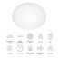 Steinel LED Innenleuchte RS 16 S Opalglas, 9.3 W Wandleuchte, 360° Bewegungsmelder, max. 3-8 m Reichweite, 918 lm, Weiß, Standard (Packung mit 2)