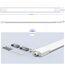 ANTENLICHT LED Feuchtraumleuchte 150CM mit 45W 4950Lumen Kaltlweiß 5000k, Einfache Montage Wannenleuchte Flach Deckenleuchte Feuchtraum Wasserfest IP65 Werkstattlampe für Büro Keller Garage, Weiß