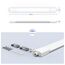 ANTENLICHT 2 Stücke LED Feuchtraumleuchte 60CM mit 18W 1980Lumen Kaltlweiß 5000k, Einfache Montage Wannenleuchte Flach Deckenleuchte Wasserfest IP65 Werkstattlampe für Büro Keller Garage, Weiß