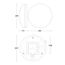 Steinel LED Innenleuchte RS 16 S PMMA - 9.5 W Wandlampe, 958 lm, 360° Bewegungsmelder, max. 3-8 m Reichweite, Deckenleuchte, Weiß