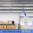 ANTENLICHT LED Feuchtraumleuchte 120CM mit 36W 3960Lumen Kaltlweiß 5000k, Einfache Montage Wannenleuchte Flach Deckenleuchte Feuchtraum Wasserfest IP65 Werkstattlampe für Büro Keller Garage, Weiß