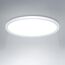 JONMONSM Ultradünne LED Deckenlampe, 25W Badlampe Rund Flach Deckenleuchte, 6000K 3900LM Modern Schlicht Lampe Dünn für Wohnzimmer Badezimmer Schlafzimmer Küche Balkon Keller Büro, 300 * 16mm