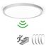 OPPEARL [4 Stücke LED Deckenleuchte mit Radar Bewegungsmelder, 24W 2400LM LED Lampe mit Bewegungsmelder Innen Rund, 4000K Deckenlampe für Flur, Balkon/Garage, Ø30CM