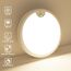 Peasur LED Deckenleuchte mit Bewegungsmelder Batteriebetrieben, 18cm Lampe mit Bewegungsmelder Innen Aussen, 300LM 3000K Treppen Deckenlampe für Schrank Balkon Abstellraum Keller Flur Garage Bad Küche