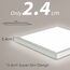 OPPEARL [10 Stücke LED Deckenleuchte mit Radar Bewegungsmelder, 18W 1800LM 4000K Lampe mit Bewegungsmelder innen, IP44 LED Deckenlampe Flach für Treppe Balkon Flur Keller, 23 * 23 * 2.4cm