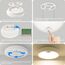 Peasur LED Deckenleuchte mit Bewegungsmelder Batteriebetrieben, 18cm Lampe mit Bewegungsmelder Innen Aussen, 300LM 3000K Treppen Deckenlampe für Schrank Balkon Abstellraum Keller Flur Garage Bad Küche