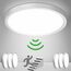 OPPEARL 6 Stück LED Deckenlampe mit Bewegungsmelder Innen 23CM, 18W Rund, 4000K für Flur, Balkon, Garage, Keller, Abstellraum