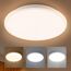 JONMONSM LED Deckenleuchte 36W, 3000K-6500K 3000LM LED Deckenleuchte Dimmbar, IP54 Wasserdichte Deckenlampe mit Fernbedienung für Schlafzimmer Wohnzimmer Bad Balkon Keller 300*H40mm