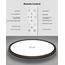 zemty LED Deckenleuchte Dimmbar, RGB Farbwechsel Deckenlampe mit Fernbedienung, 24W 3200LM 30CM Kupferbraun Badezimmer lampe Decke IP54 Wasserfest für Bad Schlafzimmer Kinderzimmer Jugendzimmer