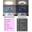 zemty LED Deckenleuchte Dimmbar, RGB Farbwechsel Deckenlampe mit Fernbedienung, 24W 3200LM 30CM Holz Badezimmerlampe Decke IP54 Wasserfest für Bad Schlafzimmer Kinderzimmer Jugendzimmer