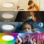 Oraymin 8PCS LED Deckenleuchte Dimmbar mit Fernbedienung Ø30CM, 24W 3300LM Deckenlampe RGB Farbwechsel Rund, 3000K-6500K Lampe Deckenbeleuchtung für Schlafzimmer Küche Wohnzimmer Korridor Balkon