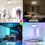 zemty LED Deckenleuchte Dimmbar 40CM, 36W 3200LM RGB Deckenlampe Farbwechsel mit Fernbedienung, 3000K-6000K Wasserfest Lampen Decke für Badezimmer Jugendzimmer Wohnzimmer Schlafzimmer
