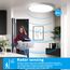 OPPEARL LED Deckenleuchte Mit Radar Bewegungsmelder, 24W 2400LM Innen Rund, 4000K Deckenlampe als Flurlampe, Balkon/Garage Lampe, Ø30CM [2 Stücke]