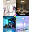 zemty 40CM LED Deckenleuchte Dimmbar, 36W 3200LM RGB Farbwechsel Deckenlampe mit Fernbedienung, 3000K-6000K Wasserfest Lampe Decke für Badezimmer Jugendzimmer Wohnzimmer Schlafzimmer Schwarz