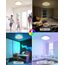zemty LED Deckenleuchte Dimmbar 30CM, 24W 3200LM RGB Deckenlampe mit Fernbedienung, 3000K-6500K Flach Badezimmer Lampe Decke Wasserfest für Kinderzimmer Schlafzimmer Wohnzimmer Golden