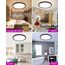 zemty LED Deckenleuchte Dimmbar, RGB Farbwechsel Deckenlampe mit Fernbedienung, 24W 3200LM 30CM Kupferbraun Badezimmer lampe Decke IP54 Wasserfest für Bad Schlafzimmer Kinderzimmer Jugendzimmer