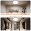 JONMONSM Deckenleuchte 18W, 2000 LM LED Deckenlampe Kaltweiß, Energieeffizienz D, für Flur, Treppenhaus, Abstellraum, Schlafzimmer, Badezimmer, Einfache Installation, Flimmerfrei