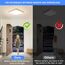 OPPEARL [10 Stücke LED Deckenleuchte mit Radar Bewegungsmelder, 18W 1800LM 4000K Lampe mit Bewegungsmelder innen, IP44 LED Deckenlampe Flach für Treppe Balkon Flur Keller, 23 * 23 * 2.4cm