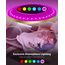 zemty LED Deckenleuchte Dimmbar 30CM, 24W 3200LM RGB Deckenlampe mit Fernbedienung, 3000K-6500K Flach Badezimmer Lampe Decke Wasserfest für Kinderzimmer Schlafzimmer Wohnzimmer Golden