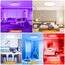 OUILA LED Deckenleuchte Dimmbar 24W RGB Farbwechsel Deckenlampe mit Fernbedienung 3000K-6500K 2400LM RGB+CCT Rund LED Panel Deckenbeleuchtung für Wohnzimmer Schlafzimmer Badezimmer kinderzimmer Ø28cm