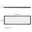 Epicflare LED Deckenleuchte 58x20x2.8 cm IP44 LED Panel mit Fernbedienung 2700K - 6500K Led Deckenleuchte Flach Warmweiß Kaltweiß für Wohnzimmer Schlafzimmer Küche Badezimmer (58CM Black)