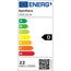 Epicflare LED Deckenleuchte 58x20x2.8 cm IP44 LED Panel mit Fernbedienung 2700K - 6500K Led Deckenleuchte Flach Warmweiß Kaltweiß für Wohnzimmer Schlafzimmer Küche Badezimmer (58CM Black)