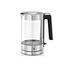WMF Lono Wasserkocher Glas 1,7 Liter, Glaswasserkocher mit Kalkfilter, kabellos, 3000 Watt, edelstahl matt