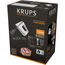 Krups 3 Mix 9000 Handmixer, 750 Watt, Geschwindigkeitsregler, Turbomodus, ergonomischer Griff, Handrührgerät inkl. Schneebesen, Knethaken, Pürierstab-Aufsatz, Messbecher, weiß/silber, GN9121