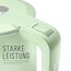 Balter Wasserkocher Edelstahl WK-4, 1,7 Liter, elektrischer Wasserkocher, Doppelwand Design, BPA frei, LED, Teekocher Kompakt, leise (Mint)