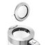 WMF Lono Wasserkocher Glas 1,7 Liter, Glaswasserkocher mit Kalkfilter, kabellos, 3000 Watt, edelstahl matt