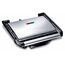 Tefal Kontaktgrill Inicio GC241D, Elektrogrill/Sandwichtoaster, Fettarmes Grillen, Panini, Toasts, Steak, Gemüse, Antihaftbeschichtete Grillplatten, 2000W, 36.3x10.8x33.2cm, Edelstahl/Schwarz