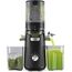 ACOQOOS Entsafter, Entsafter für Ganze Gemüse und Obst, 135 mm Breite und Größere Fütterungsröhre, 1,8 L Füllvolumen, Leicht zu Reinigender Slow Juicer mit 2 Gläsern, Elektrische Saftpresse Schwarz