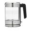 WMF Küchenminis Wasserkocher Glas 1 Liter, kabelloser Wasserkocher klein, Wasserstandanzeige, Kalk-Wasserfilter, Kochstoppautomatik, 1900 Watt,