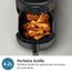 Philips Airfryer 2000 Series Heißluftfritteuse, 4,2L, Digitaler Touchscreen, 13 Garoptionen, 9 voreingestellte Funktionen, 90% weniger Fett mit RapidAir Technologie, 1500W Leistung, Schwarz (NA229/00)