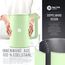 Balter Wasserkocher Edelstahl WK-4, 1,7 Liter, elektrischer Wasserkocher, Doppelwand Design, BPA frei, LED, Teekocher Kompakt, leise (Mint)