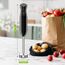 Bonsenkitchen Pürierstab, Stabmixer Elektrischer, 1000W Pürierstab Edelstahl, 2 Geschwindigkeiten, für Babynahrung, Suppe, Smoothies, Püree, Sauce hand blender, Schwarz, HB3201