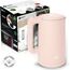 Balter Wasserkocher Edelstahl WK-4, 1,7 Liter, elektrischer Wasserkocher, Doppelwand Design, BPA frei, LED, Teekocher Kompakt, leise (Pink)