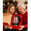Aigostar Glas Elektrischer Wasserkocher Schwarz 1,7 Liter - Schnell Kochendes Glaswasserkocher 2200W, LED-Beleuchtung, Verdicktes Borosilikatglas, BPA-frei, mit kalkfilter, Automatische Abschaltung