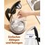 Aigostar Glas Elektrischer Wasserkocher Schwarz 1,7 Liter - Schnell Kochendes Glaswasserkocher 2200W, LED-Beleuchtung, Verdicktes Borosilikatglas, BPA-frei, mit kalkfilter, Automatische Abschaltung
