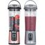 Ninja Blast Kabelloser Mini-Mixer, 530 ml, 2er-Pack, Auslaufsicherer Trinkdeckel, Wiederaufladbar, Smoothies & Proteinshakes für Unterwegs, Mixt Eis & Gefrorenes Obst, Roségold & Silber, BC151UKEUGV