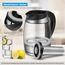 FOR ME Glas Elektrischer Wasserkocher mit Teesieb 1,8L, Temperatureinstellung, Temperaturwahl 40°C bis 100°C, 7 Farben LED-Beleuchtung, Warmhaltefunktion, BPA Frei