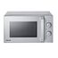 Toshiba MW2-MG20PE(SL) Mikrowellenherd 700 W mit knuspriger Grill- & Kombigarfunktion, 5 Leistungsstufen, 1000 W Grillleistung, Silber