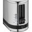 WMF Küchenminis Toaster Langschlitz mit Brötchenaufsatz, 2 Scheiben, XXL, Bagel-Funktion, Langschlitztoaster mit 7 Bräunungsstufen, 900W, Toaster edelstahl matt