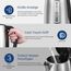 Midea Wasserkocher Edelstahl 1.7L, BPA-freier Wasserkocher, 2200W Schnellkochfunktion, Kettle mit Wasserstandsanzeige, LED-Leuchtanzeige, 360°-Basis, Trockenlaufschutz, MKE17M1ADS